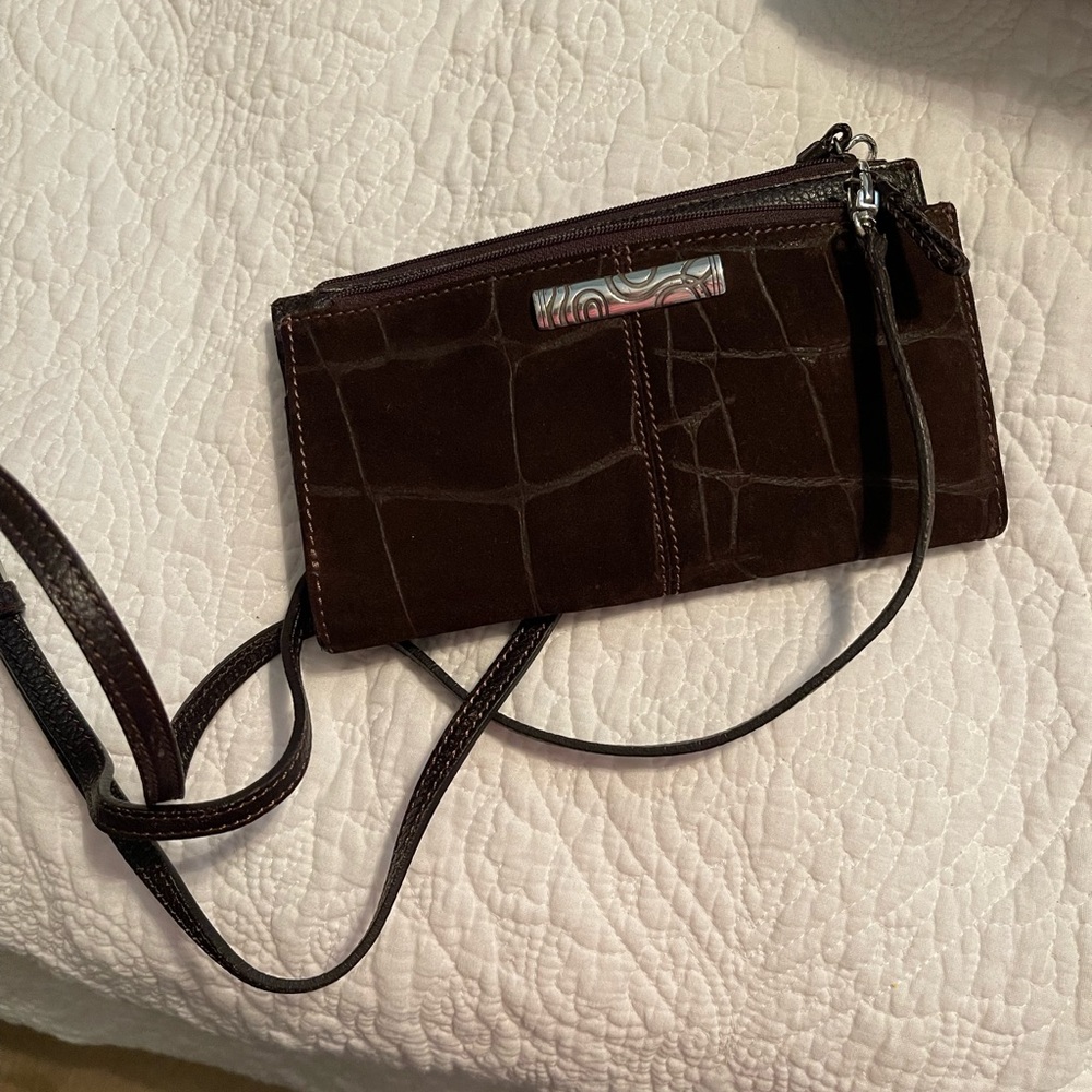 Brighton wallet with shoulder strap